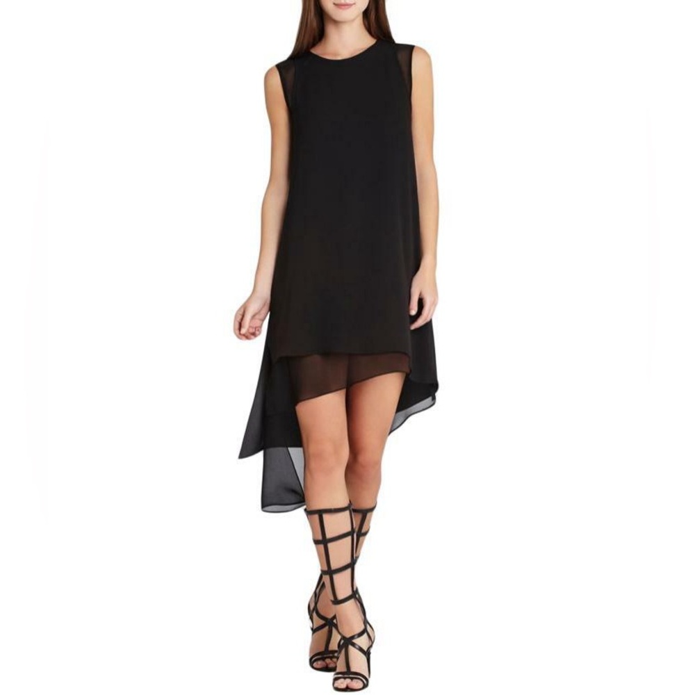 Elegant Black Sleeveless Dress by BCBG Size Small